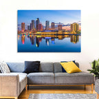 Tampa Twilight Skyline Wall Art