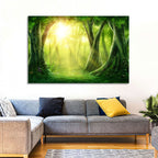 Enchanted Forest at Sunrise Wall Art