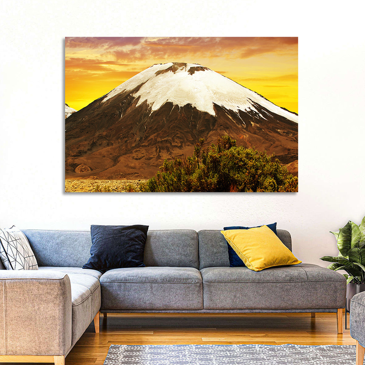 Parinacota Volcano Wall Art
