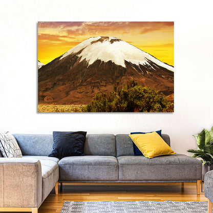 Parinacota Volcano Wall Art