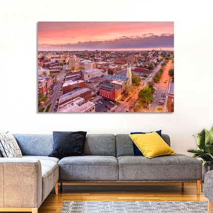 Church Spire at Dusk Wall Art