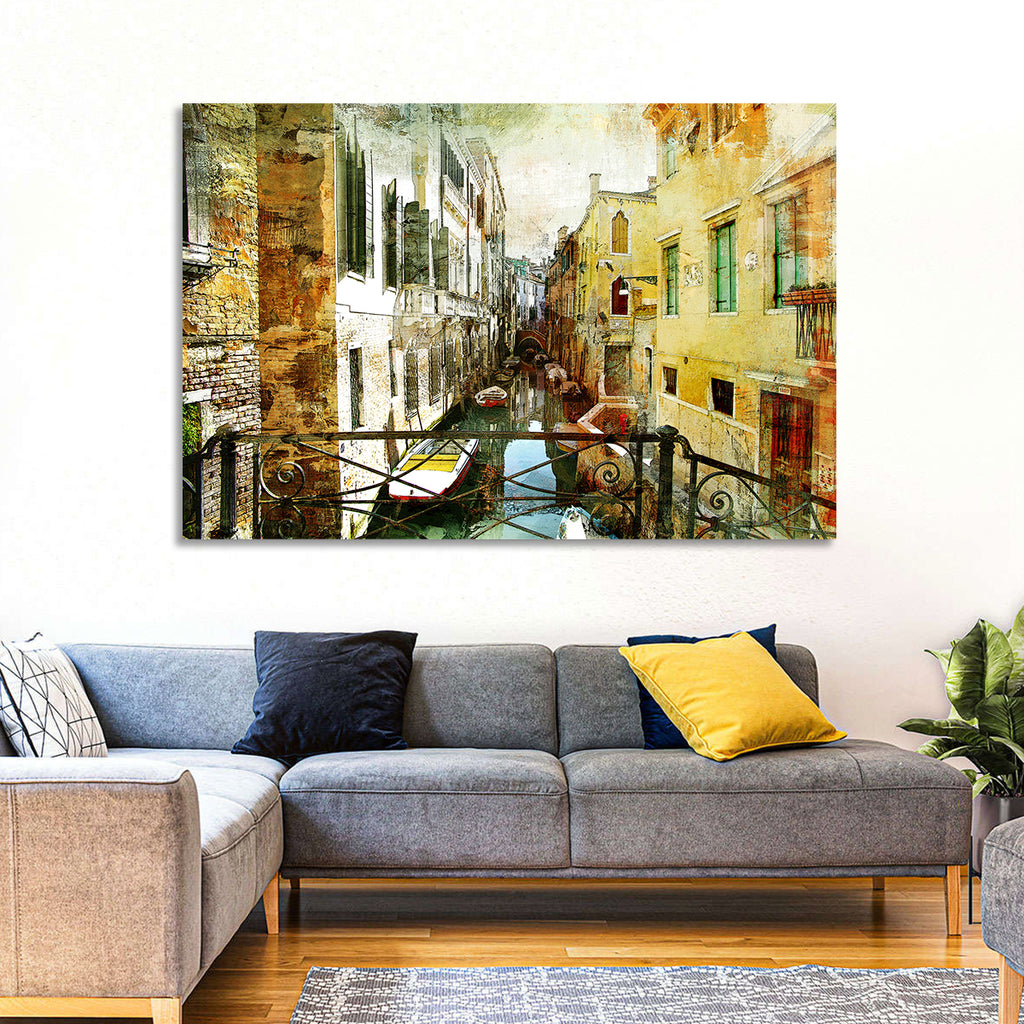 Venice Canal View Wall Art