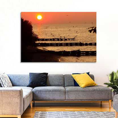 Lake Erie Sunset Wall Art