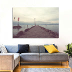 Stone Pier at Lake Garda Wall Art
