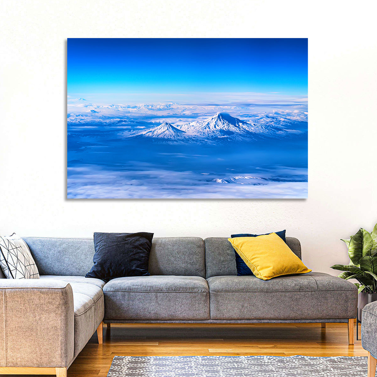 Mount Ararat Above Clouds Wall Art