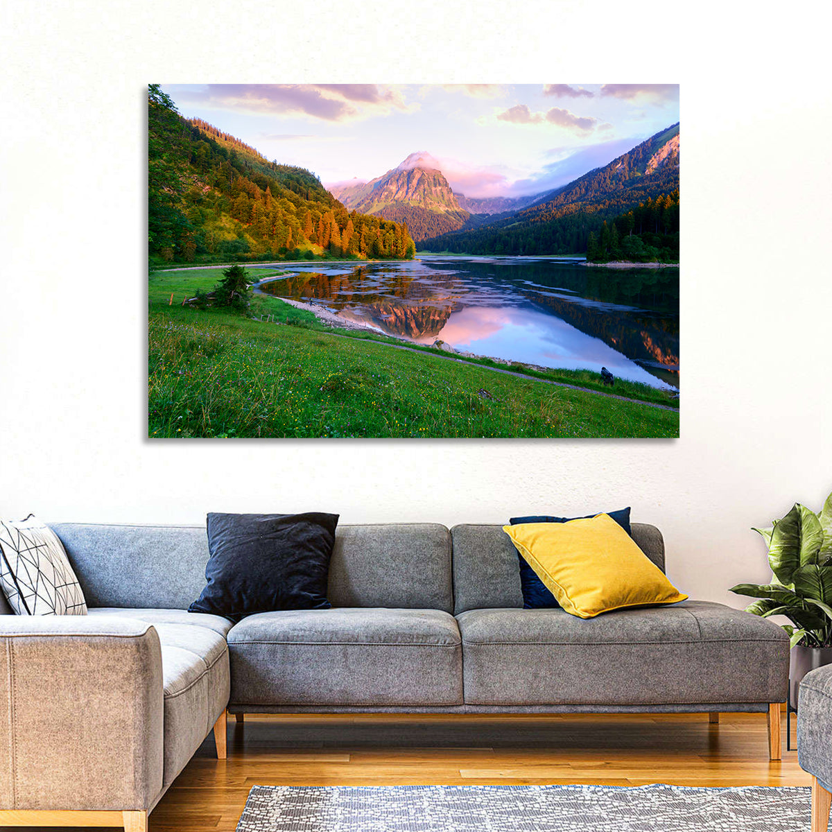 Obersee Reflection, Switzerland Wall Art