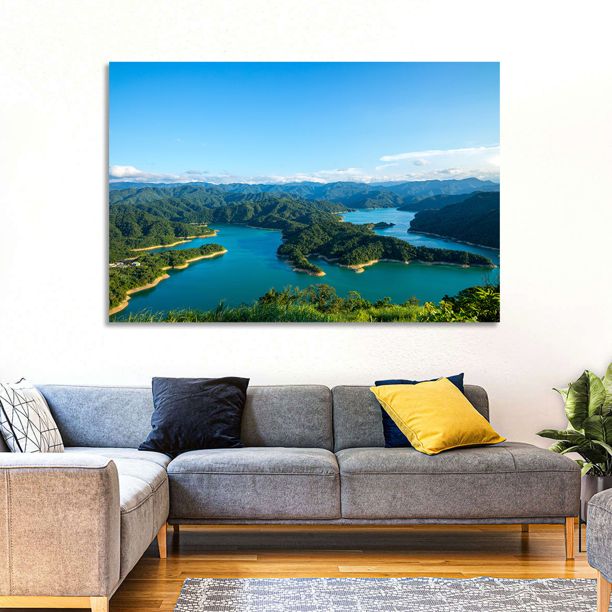 Emerald Qiandao Lake Wall Art