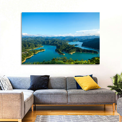 Emerald Qiandao Lake Wall Art