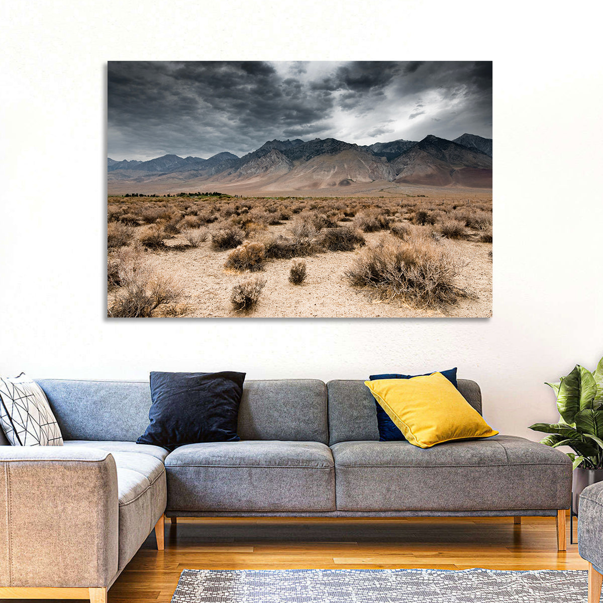 Storm Over Death Valley Wall Art