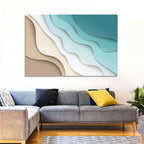 Aerial Beach Layers Wall Art