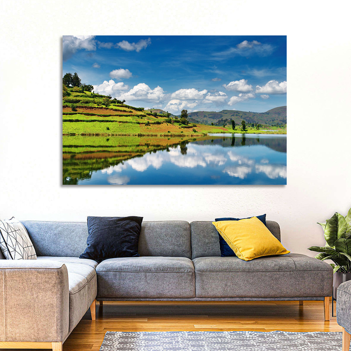 Bunyonyi Lake Reflection Wall Art