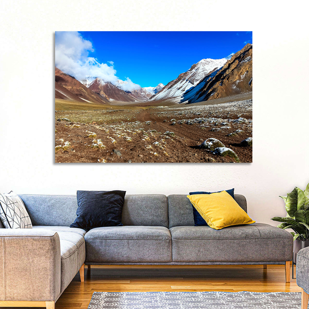 Mount Aconcagua Valley View Wall Art