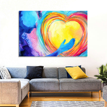 Love Spirit Abstract Wall Art