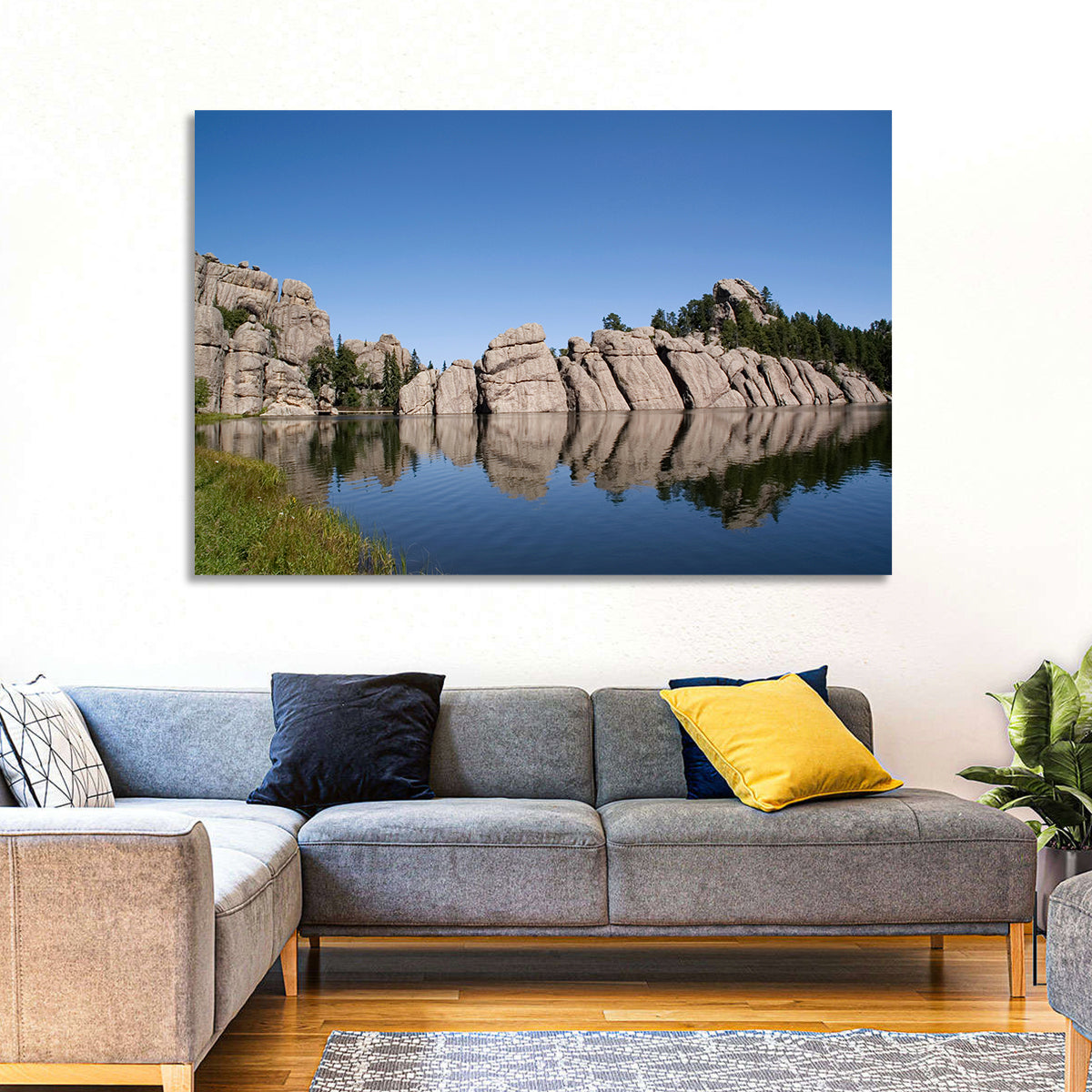 Sylvan Lake Reflection Wall Art