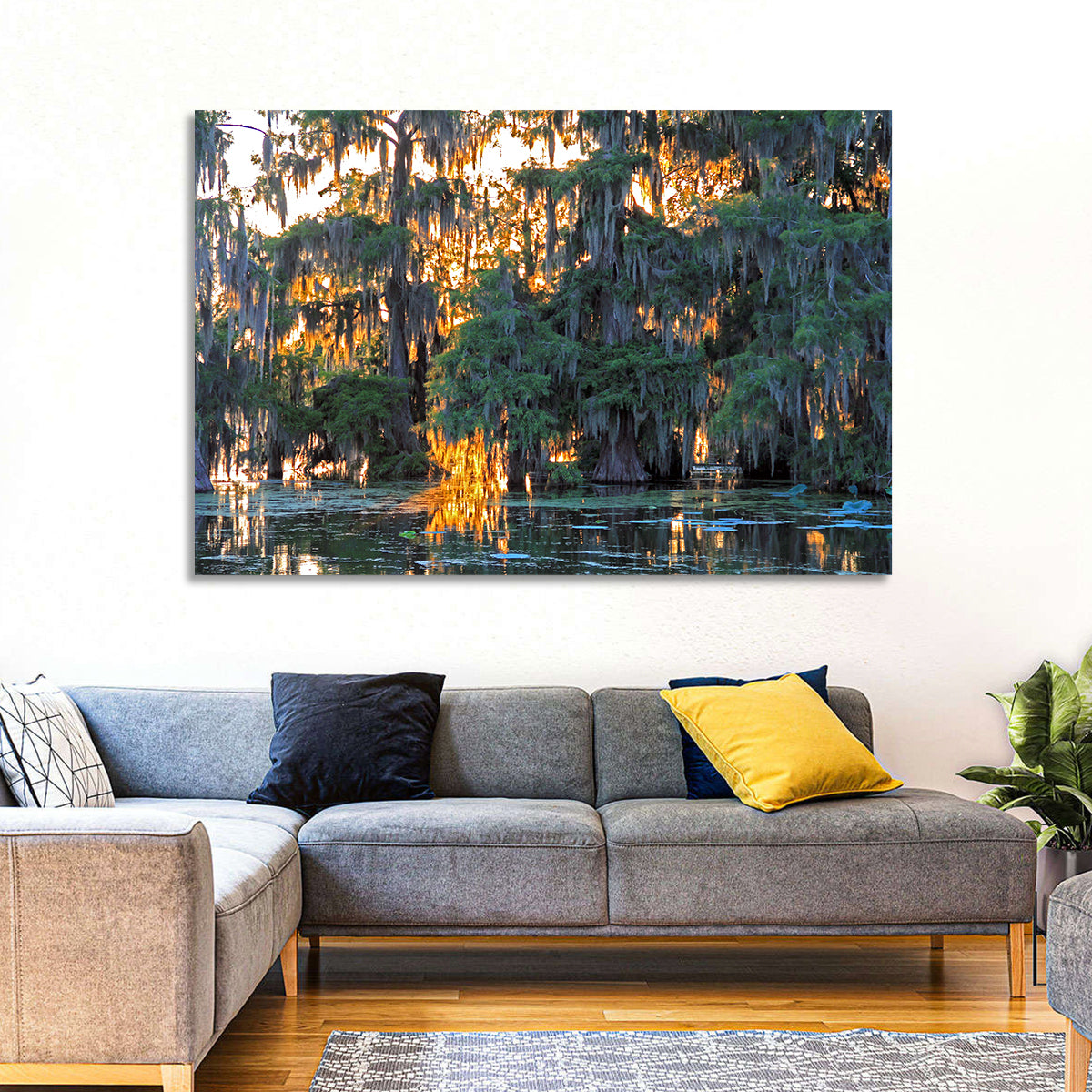 Lake Martin Cypress Reflection Wall Art