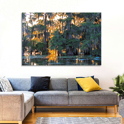 Lake Martin Cypress Reflection Wall Art