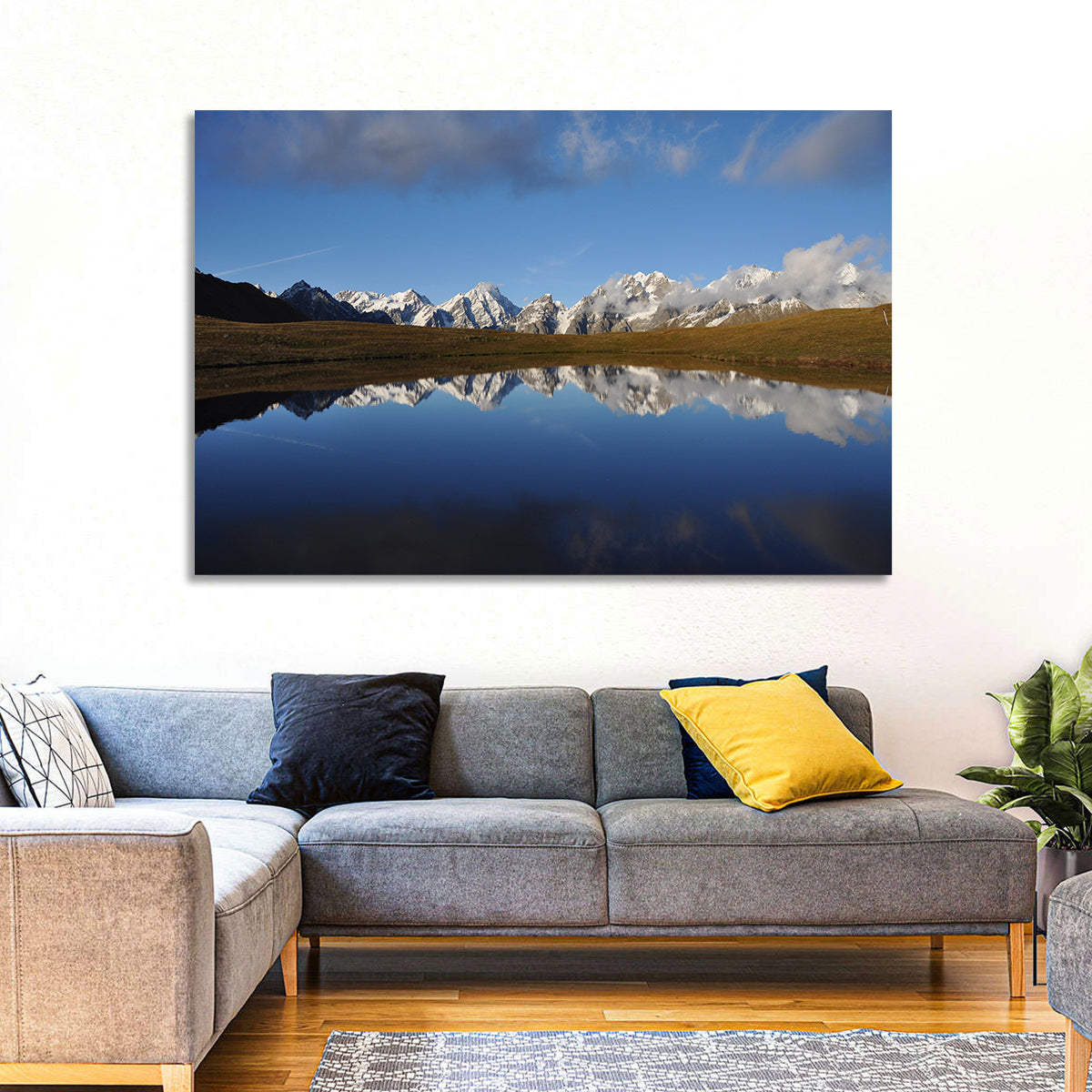 Svaneti Lake Reflection Wall Art