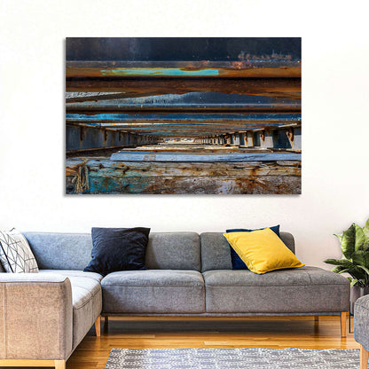 Weathered Dock Perspective Wall Art