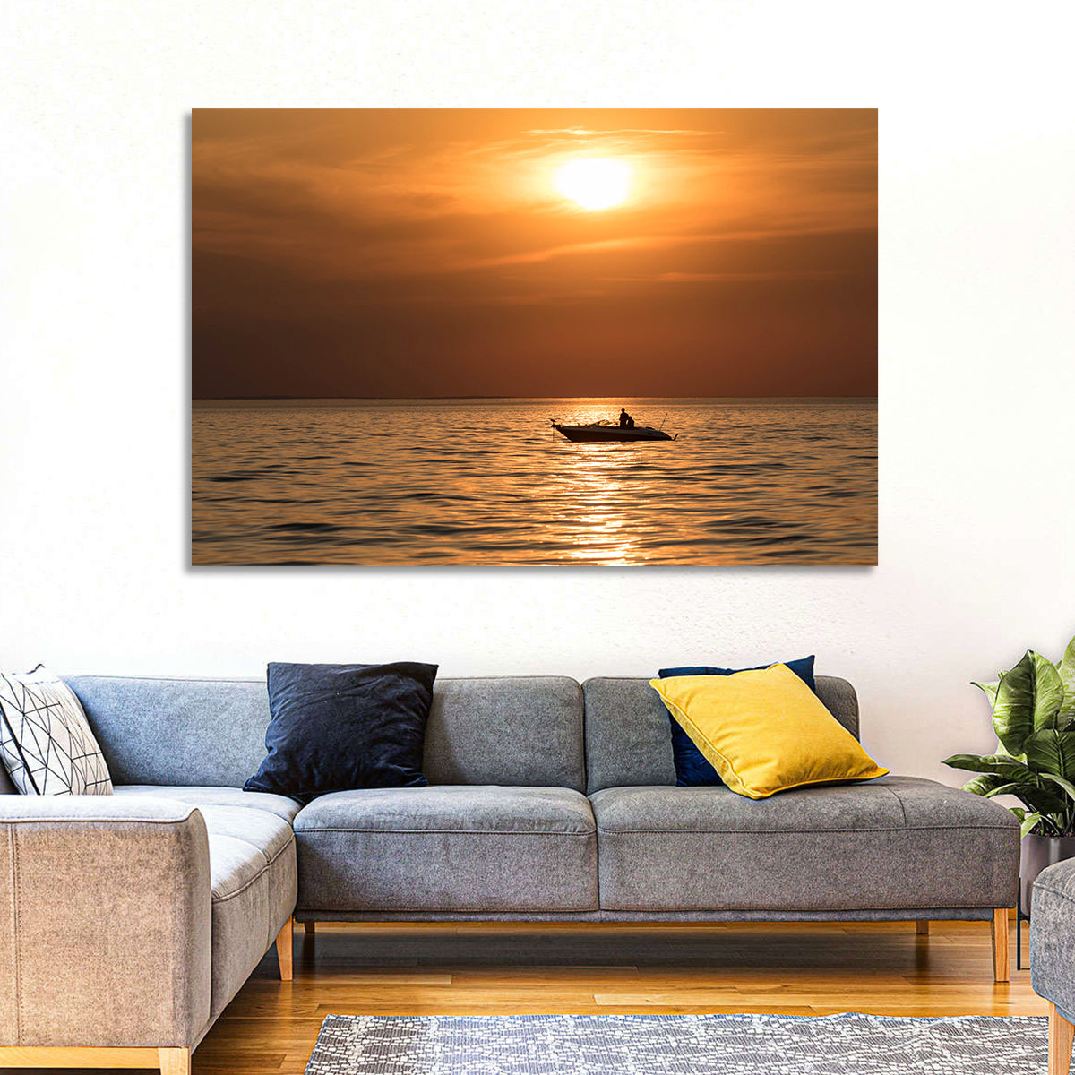 Mille Lacs Lake Sunset Wall Art