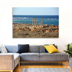 Leptis Magna Coastal Ruins Wall Art
