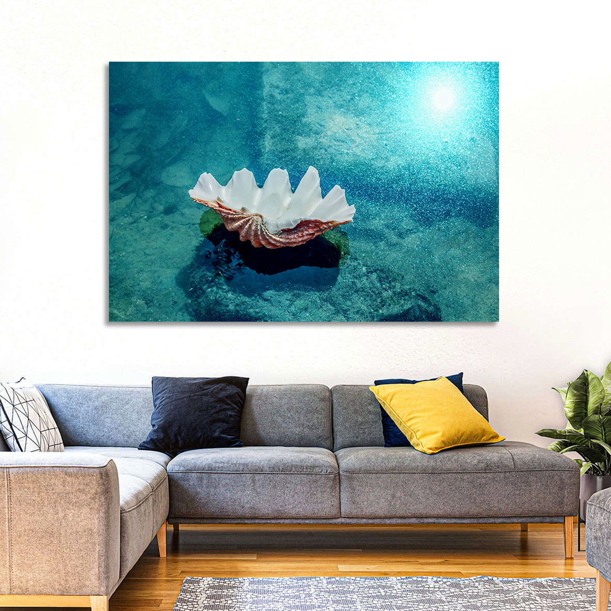Giant Clam Shell Wall Art