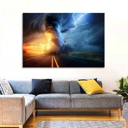 Road to a Twisting Tornado Wall Art
