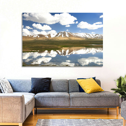 Song Kul Lake Reflection Wall Art