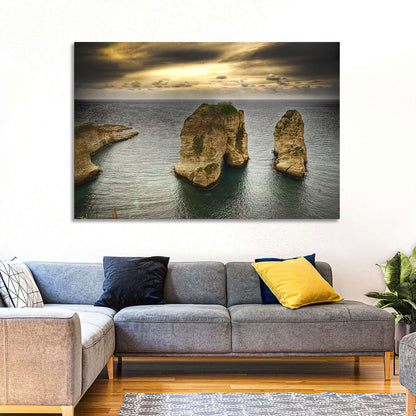 Pigeon Rocks, Raouché Wall Art