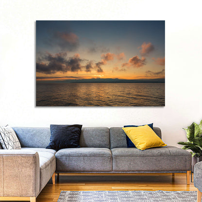 Lake Leman Golden Sunset Wall Art