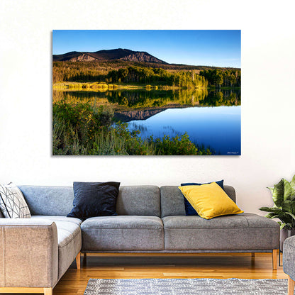 Golden Hour Mountain Lake Wall Art