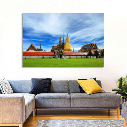 Golden Stupa at Wat Phra Kaew Wall Art