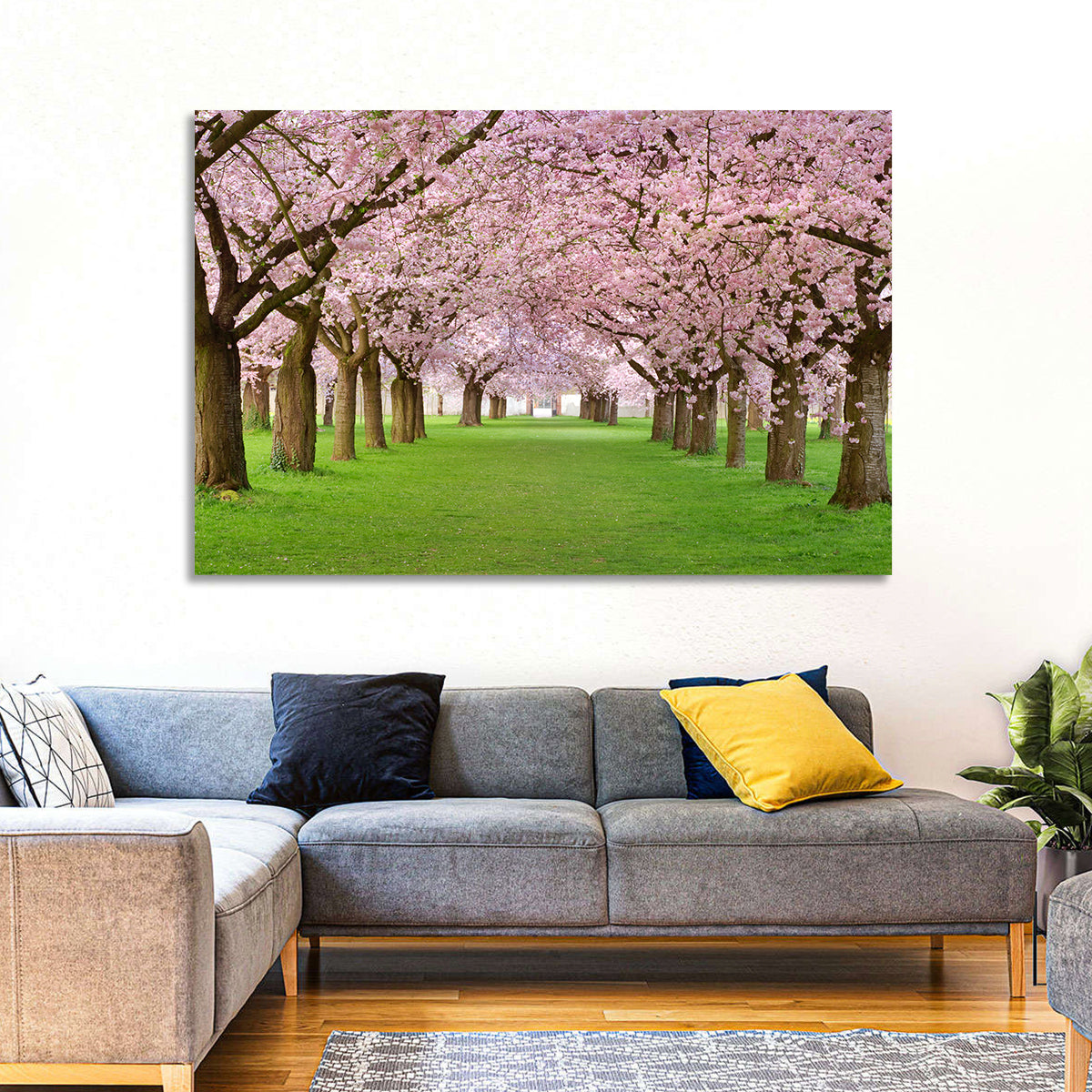Cherry Blossom Avenue Wall Art