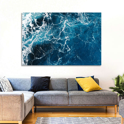 Aerial Sea Texture Wall Art