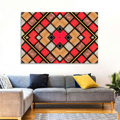 Connected Blocks Wall Art