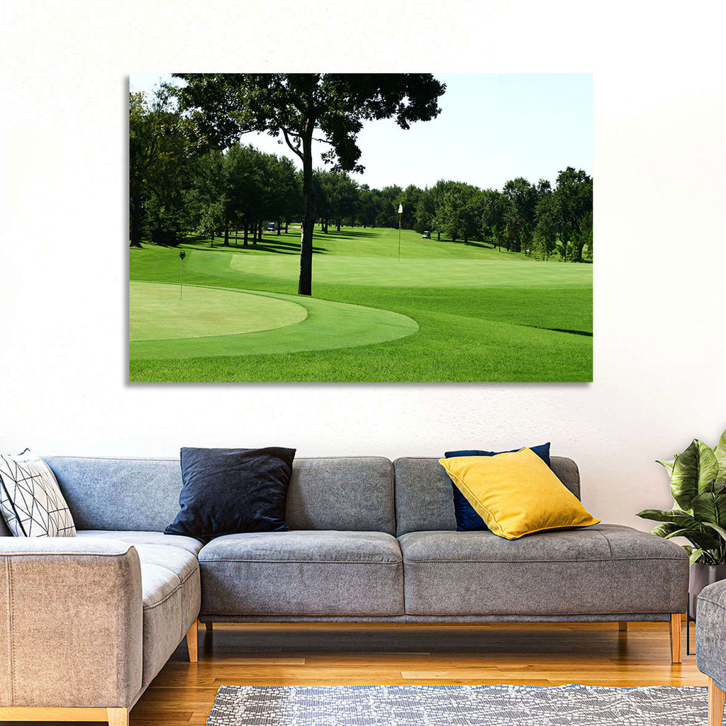 Oklahoma Golf Course Greens Wall Art