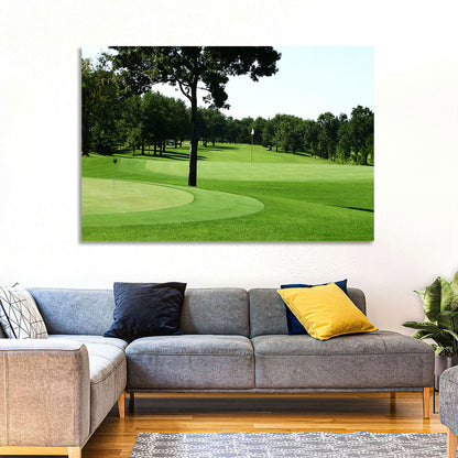 Oklahoma Golf Course Greens Wall Art