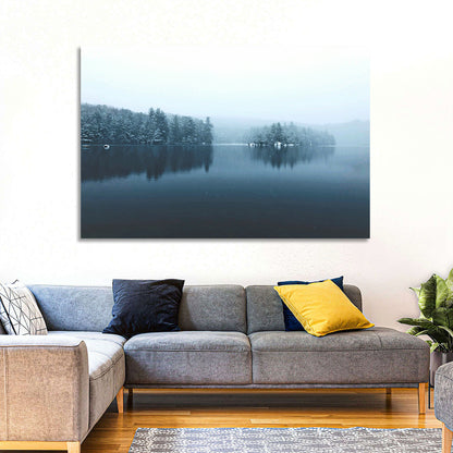 Burr Pond Winter Reflection Wall Art