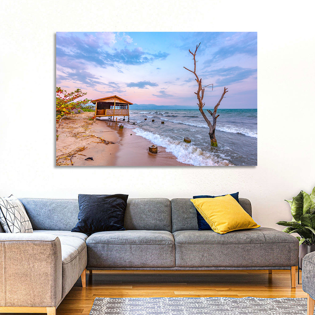 Tanganyika Shoreline at Dusk Wall Art
