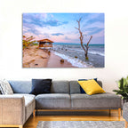 Tanganyika Shoreline at Dusk Wall Art