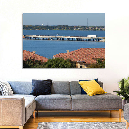 Lake Ray Hubbard Bridge View Wall Art