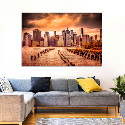 Lower Manhattan Financial District Wall Art