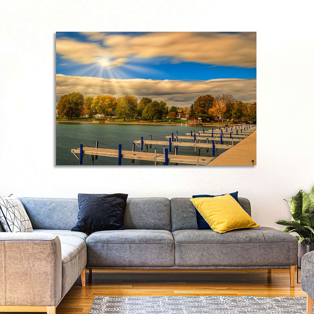 Skaneateles Lake Pier Wall Art