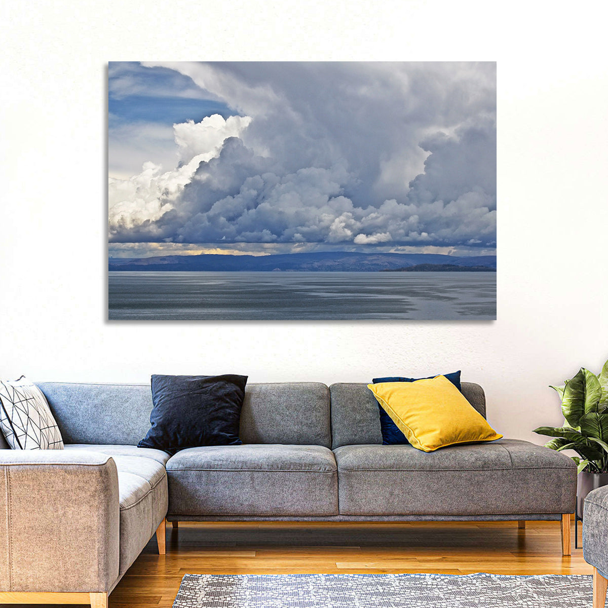 Lake Titicaca Moody Cloudscape Wall Art