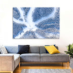 Birds-eye Ski Resort Landscape Wall Art