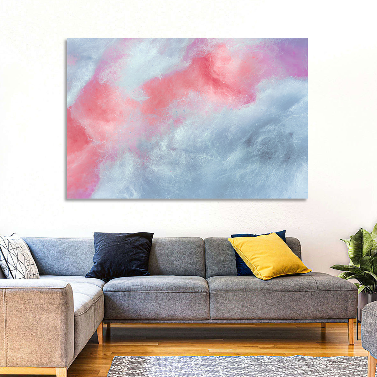 Cotton Candy Abstract Wall Art