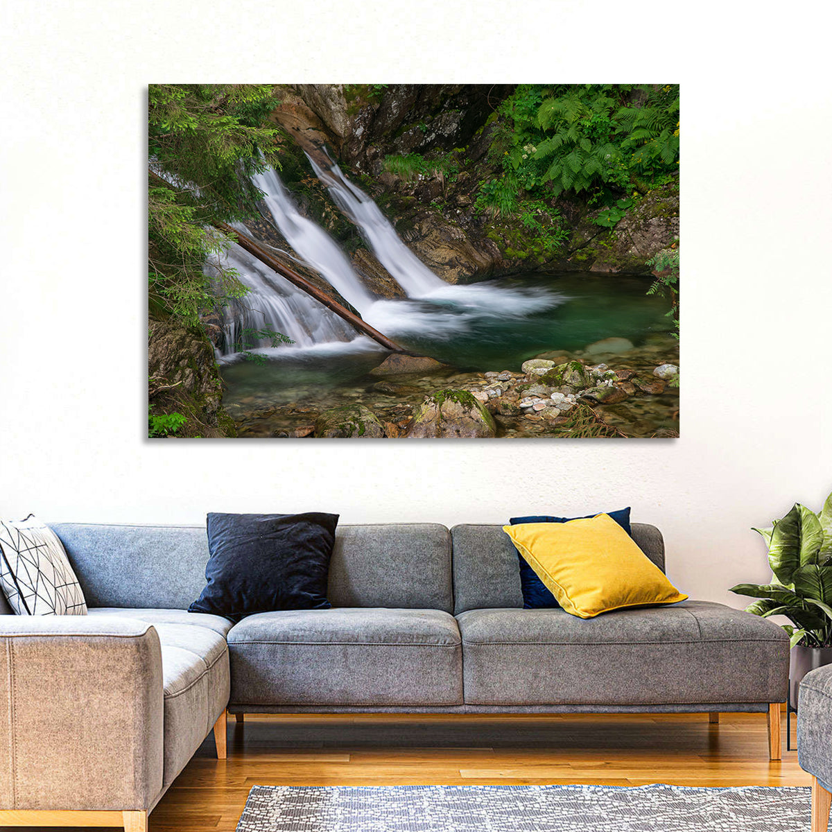 Mount Mickiewicz Waterfall Wall Art