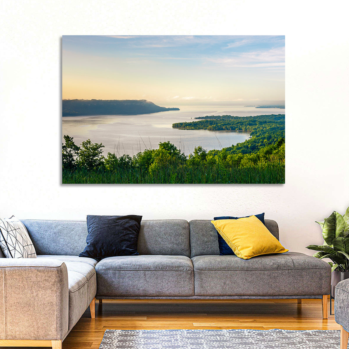 Mississippi River and Lake Pepin Wall Art
