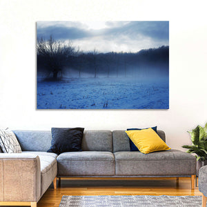 Snowy Italian Countryside Wall Art