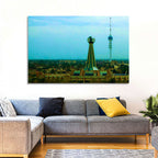 Baghdad Clock Tower Cityscape Wall Art
