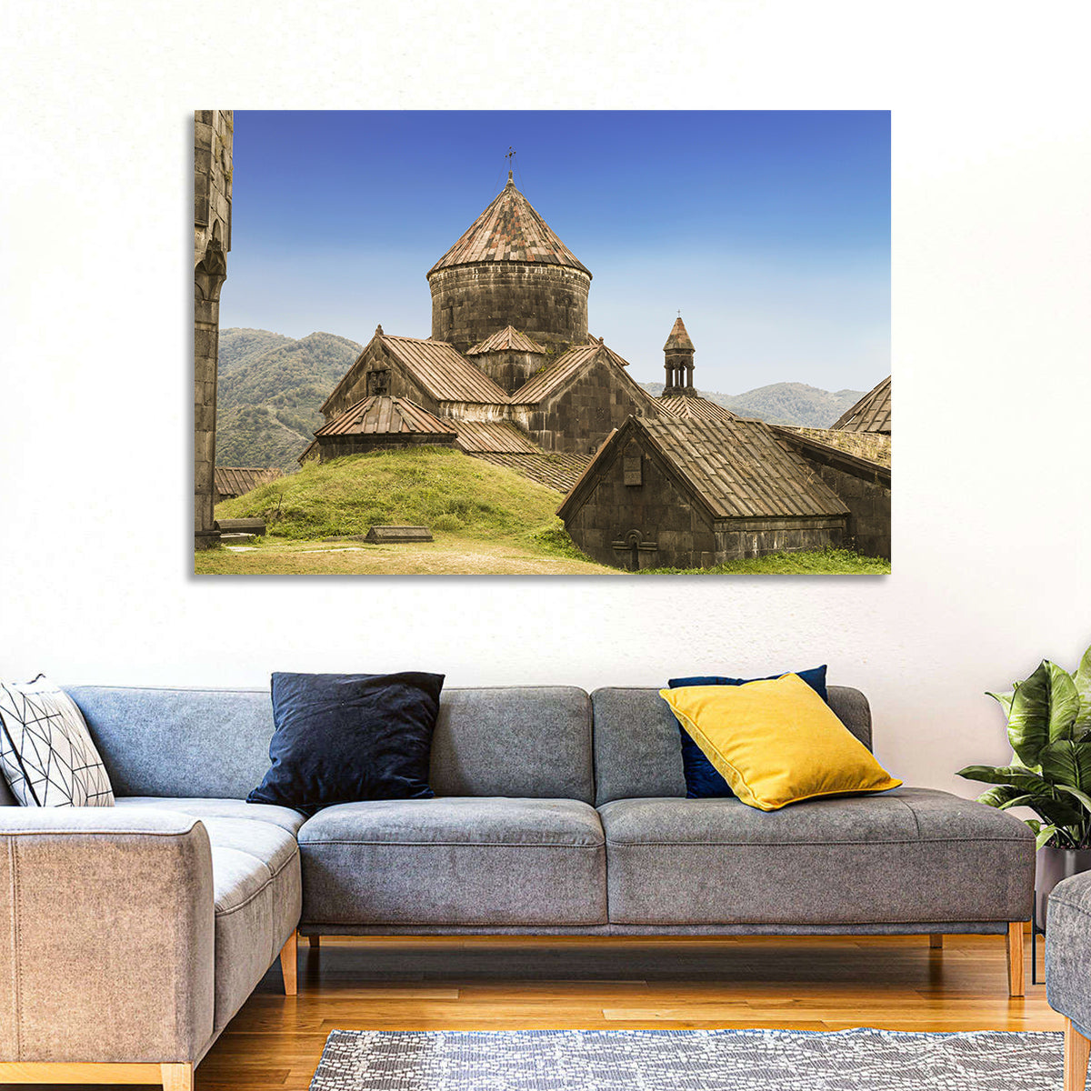 Haghartsin Monastery Stone Dome Wall Art in a room, landscape